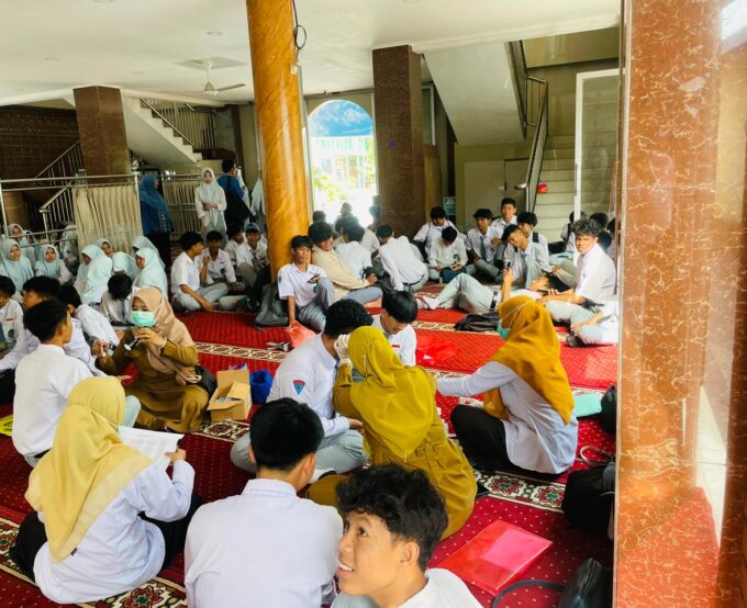 Pemeriksaan Cek Kesehatan Gratis (CKG) Siswa SMKS Muhammadiyah 1 Banjarmasin
